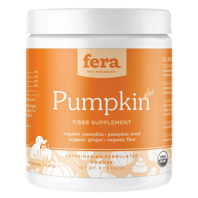 Fera Pumpkin Plus fiber supplement tub